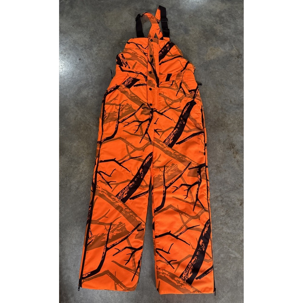 Gander Mountain Guide Series Medium Orange Hunting Bib Overalls